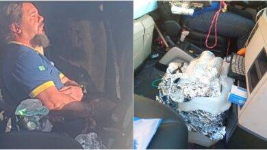 Motorista deixa carreta atravessada no meio do Rodoanel em Itapecerica