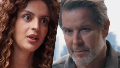 Três Graças: Viviane finalmente sai do cenário da farmácia para entrar na sala de Ferette