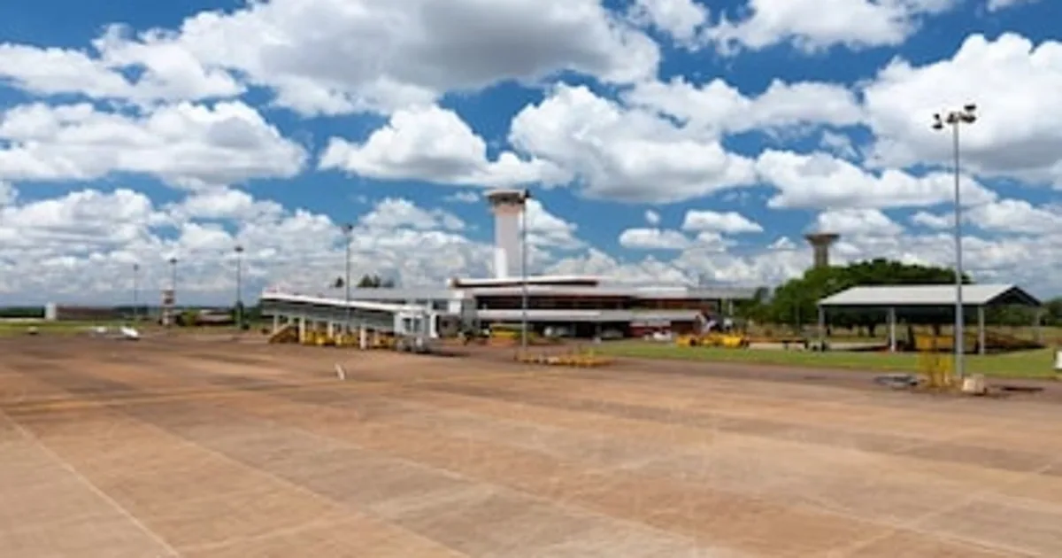 Avião bimotor caiu na região de San Isidro, no Paraguai