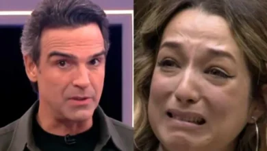 BBB 26: Discurso de Tadeu Schmidt emociona e Samira cai no choro após eliminação