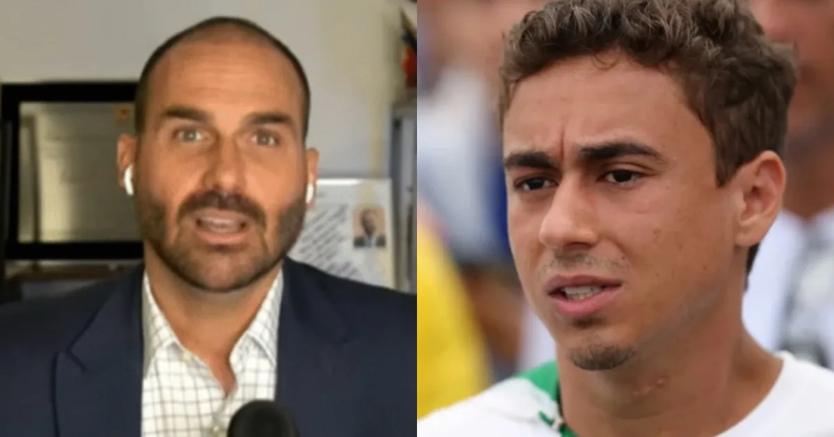 Eduardo Bolsonaro faz “textão” e crítica Nikolas Ferreira