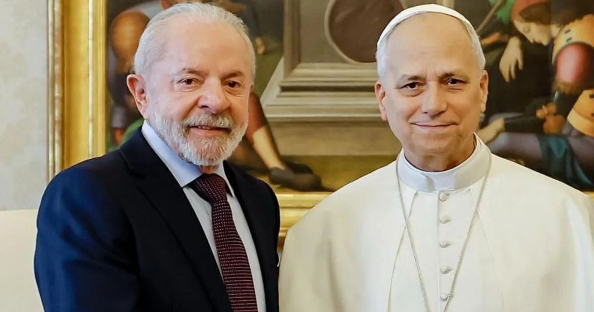 Em aceno aos católicos, Lula presta solidariedade ao papa Leão XIV após críticas de Trump