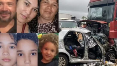 Família morre após grave acidente na BR-251