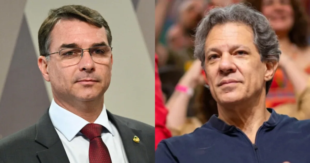 Foi esse o recado de Fernando Haddad para Flávio Bolsonaro