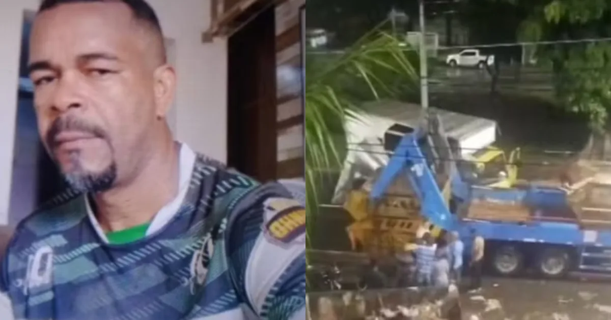 Gari perde a vida após ser esmagado por contêiner em Salvador