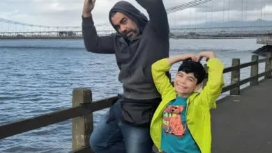 Humorista Vinícius Antunes emociona ao homenagear o filho