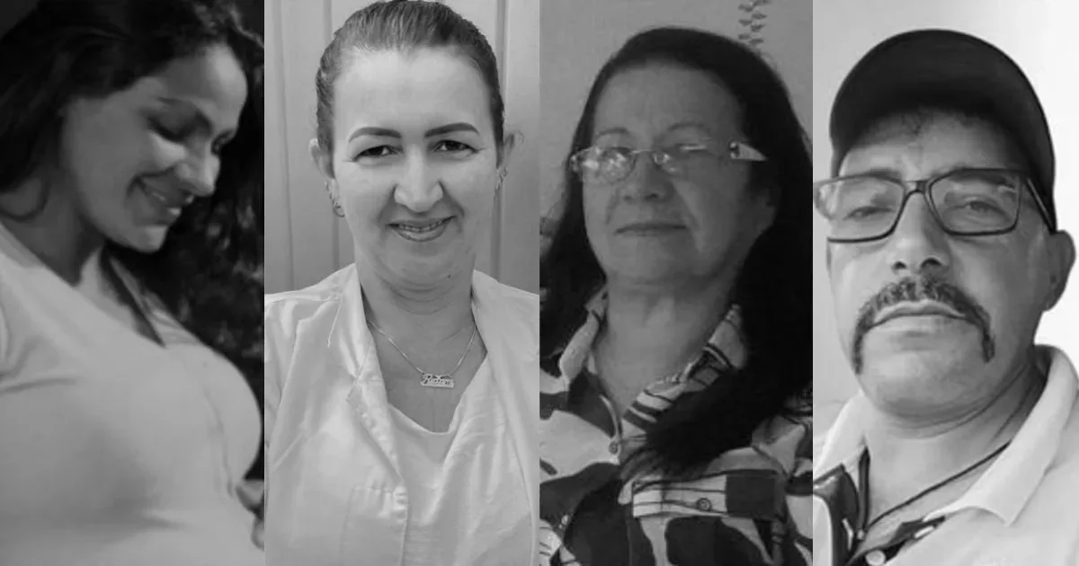 Identificada as 4 vítimas fatais que morreram em acidente