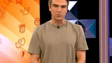 Jordana comete gafe ao vivo e deixa Tadeu Schmidt desesperado