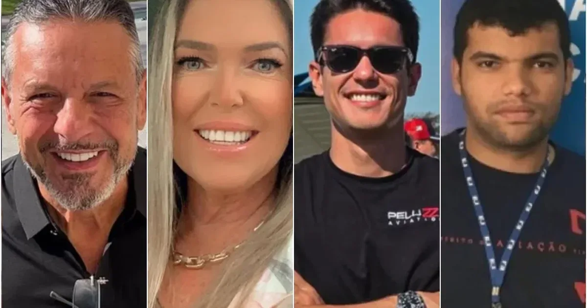 Luto no RS: Quem são as 4 vítimas da queda de avião no litoral gaúcho