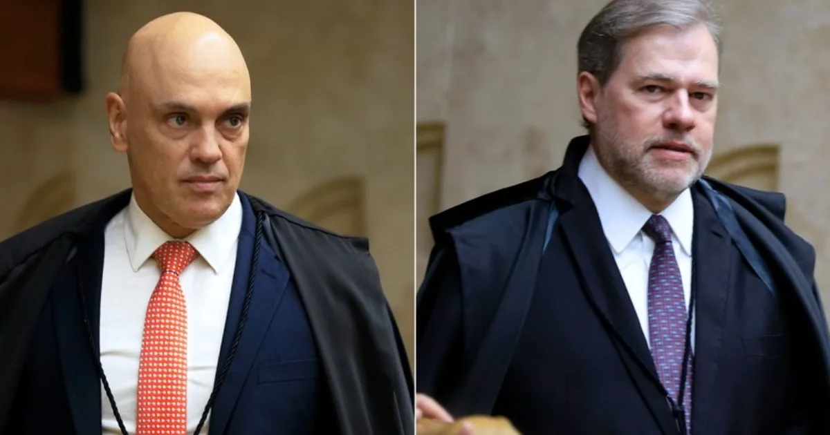 Moraes aparece em situação mais grave que Toffoli, dizem investigadores