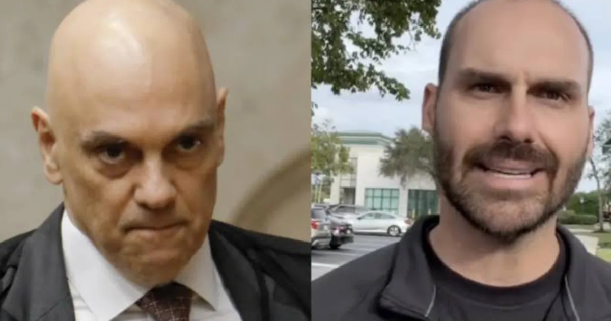Moraes decide pela condenação de Eduardo Bolsonaro