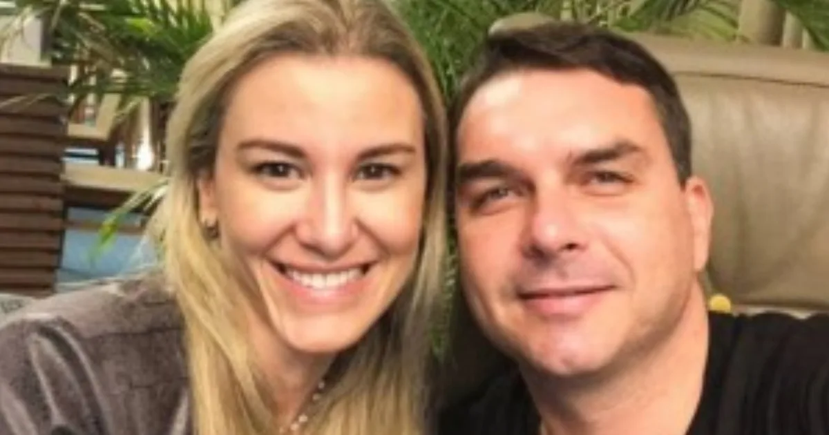 Mulher de Flávio faz comentário inesperado sobre ele