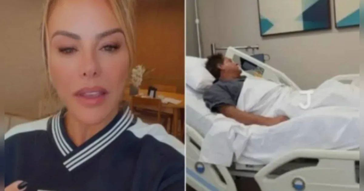 Poliana Rocha atualiza estado de saúde de Leonardo