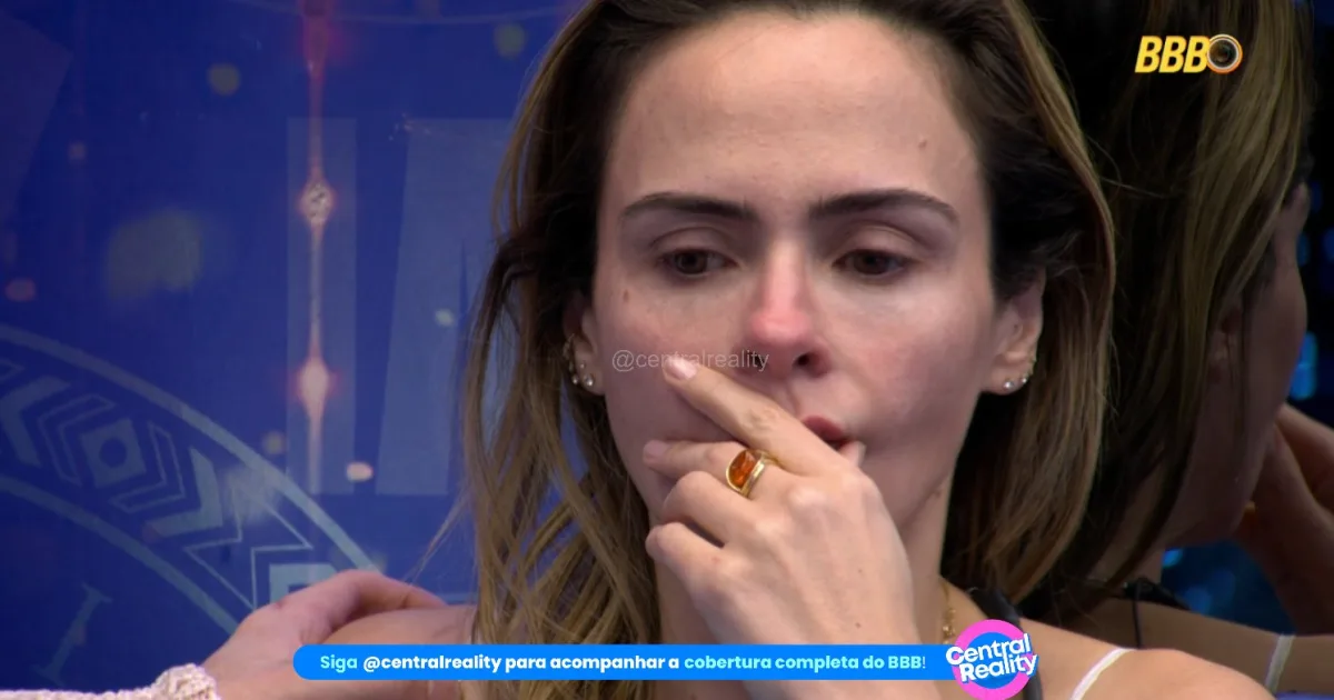 Produção do BBB 26 comunica Ana Paula Renault sobre a morte do pai