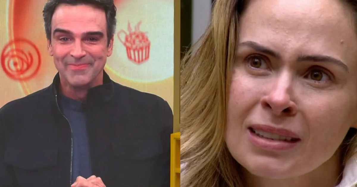 Tadeu Schmidt quebra protocolo ao falar com Ana Paula Renault no BBB 26