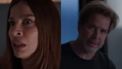 Três Graças: Arminda desaba ao descobrir que Ferette é pai de Raul