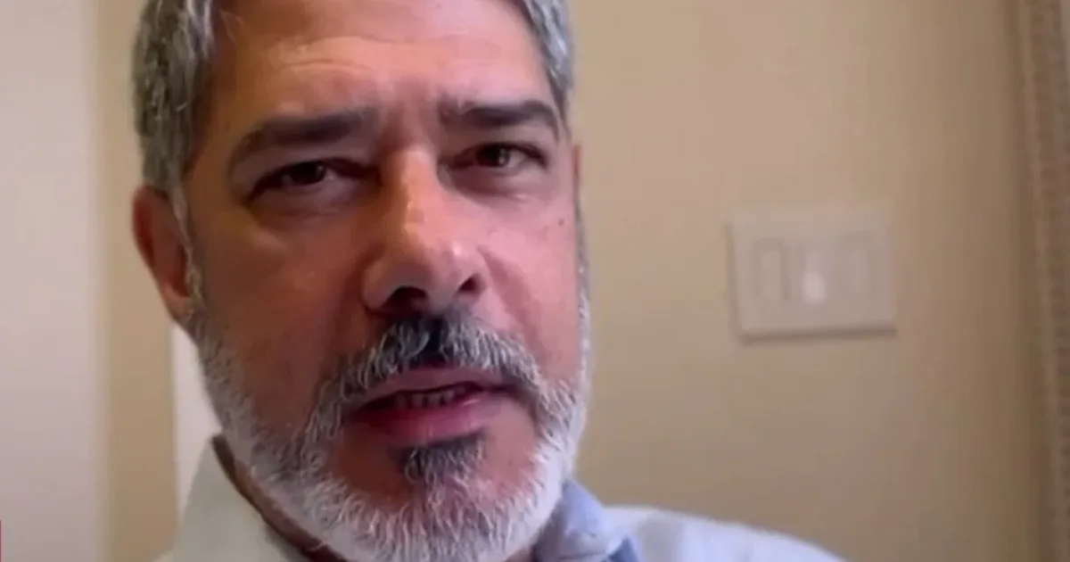 Triste notícia: William Bonner lamenta morte neste sábado (18)