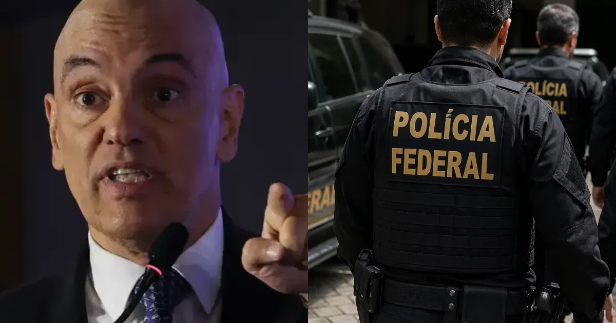 Urgente: Alexandre de Moraes passa a ser alvo da PF após mensagens levantarem suspeitas