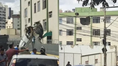 Avião bate em prédio em Belo Horizonte