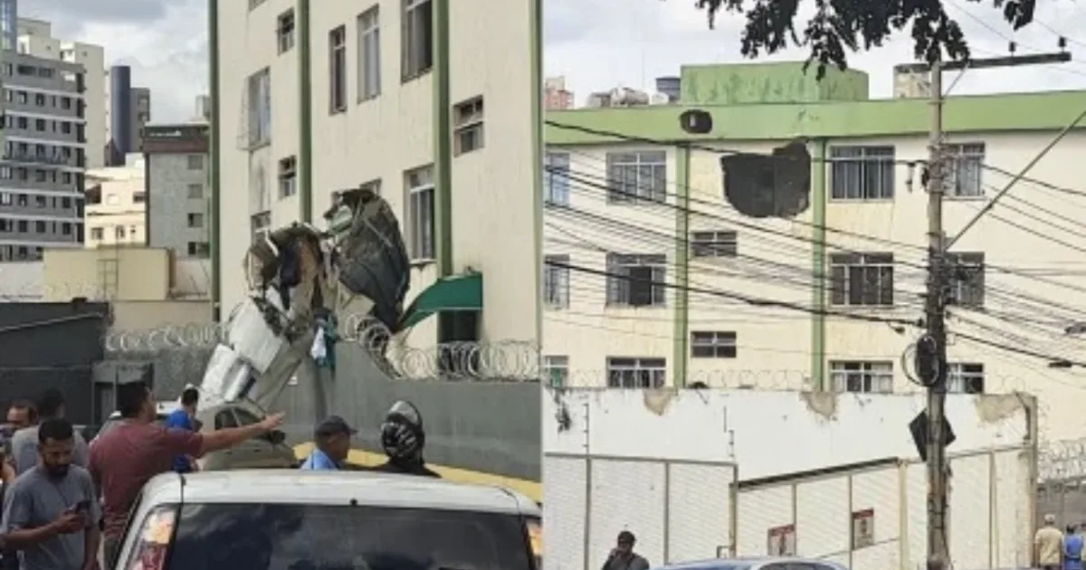 Avião bate em prédio em Belo Horizonte
