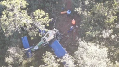 Avião cai às margens da BR-365 e mata piloto no interior de Minas