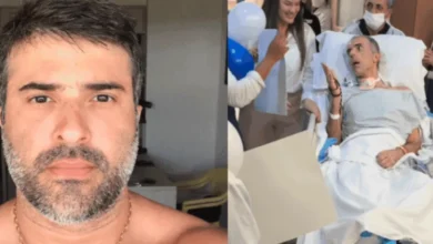 Esposa do comandante Felipe Marques se despede em última homenagem