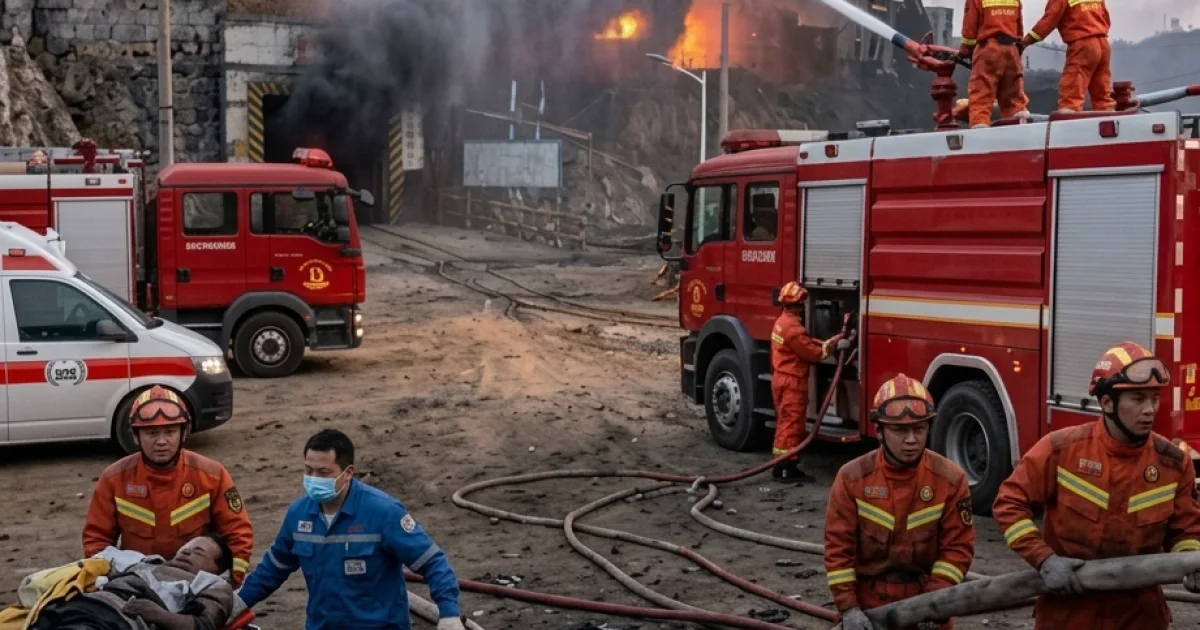 Explosão em mineradora na China deixa 90 trabalhadores sem vida