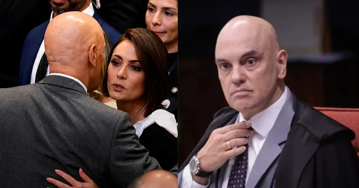 Fala inesperada de Michelle Bolsonaro sobre Alexandre de Moraes gera repercussão política