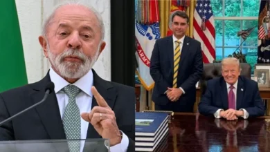 Flávio Bolsonaro diz que foi para a Casa Branca graças ao ‘presidente Lula’