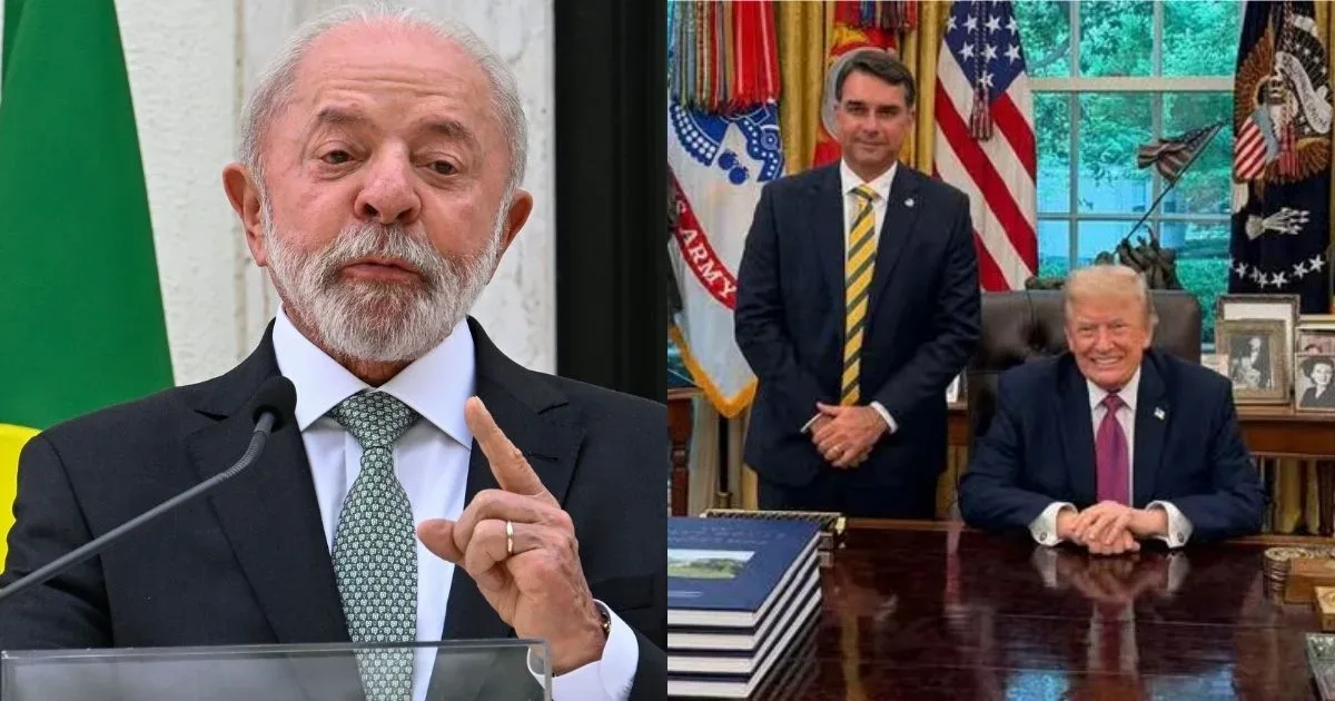 Flávio Bolsonaro diz que foi para a Casa Branca graças ao ‘presidente Lula’