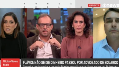 Flávio Bolsonaro gera desconforto na GloboNews ao citar repasses do Banco Master