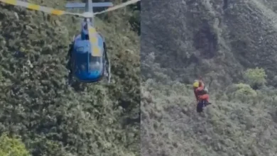 Mulher é resgatada após ser jogada de penhasco pelo ex e tudo termina bem