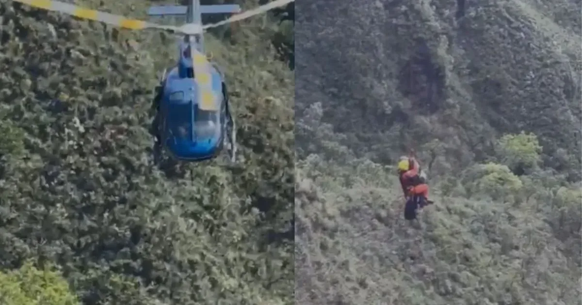 Mulher é resgatada após ser jogada de penhasco pelo ex e tudo termina bem