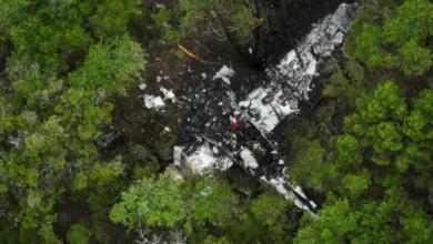 Queda de avião deixa vários mortos