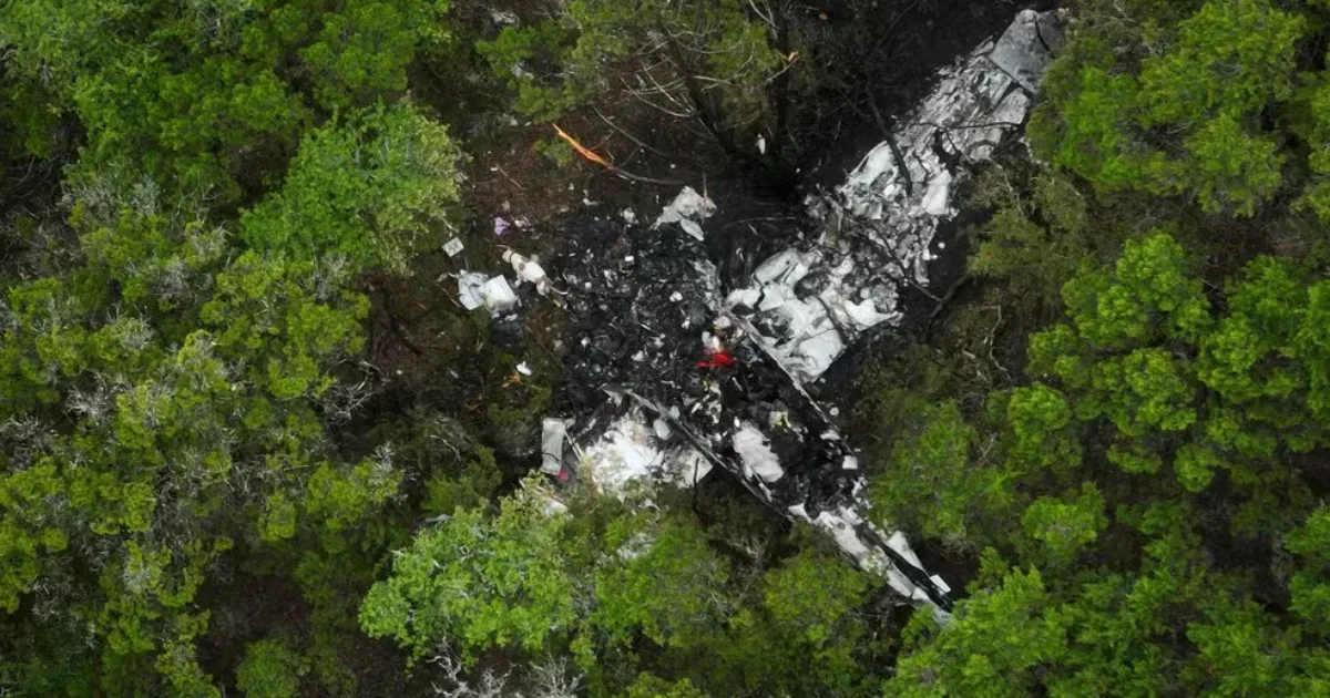 Queda de avião deixa vários mortos