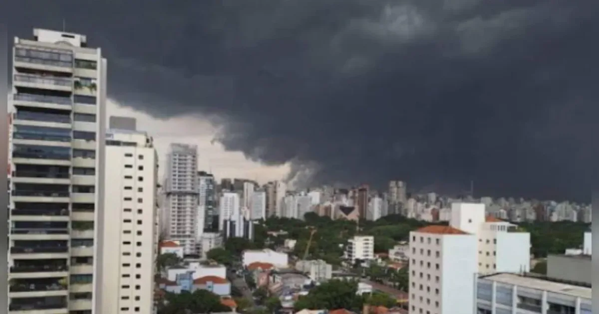 São Paulo tem aviso de perigo potencial de tempestade com rajadas