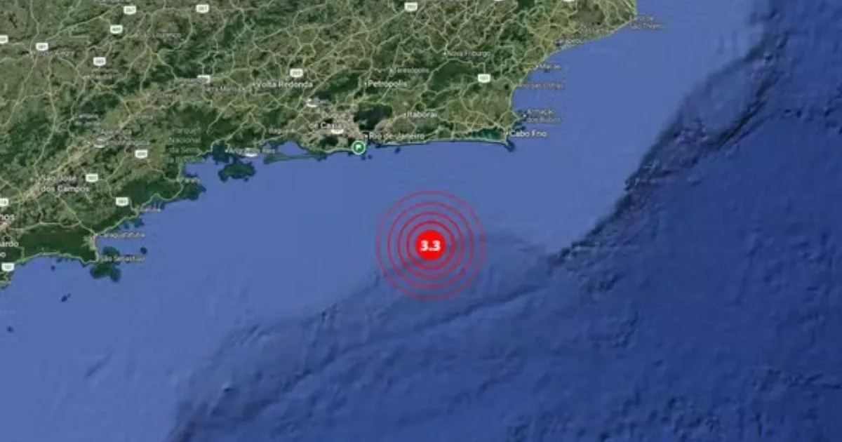 Tremor de terra perto da costa brasileira deixa brasileiros alarmados