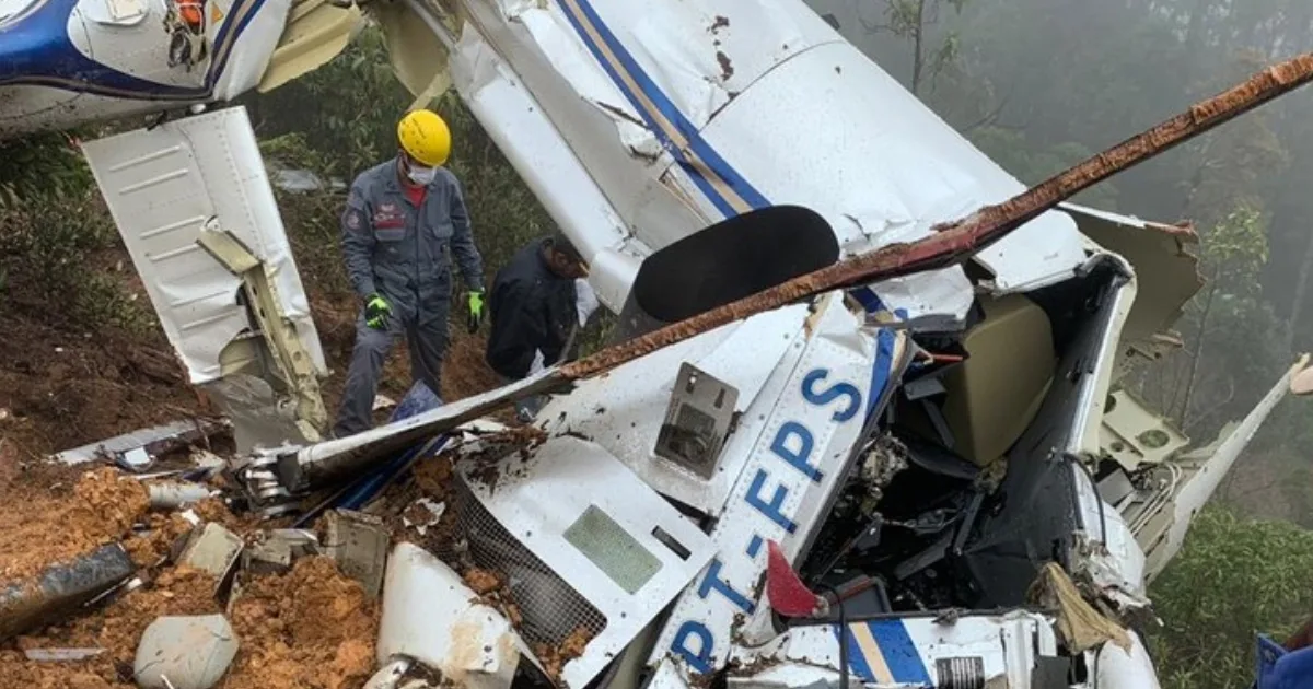 Acidente com helicóptero termina sem sobreviventes