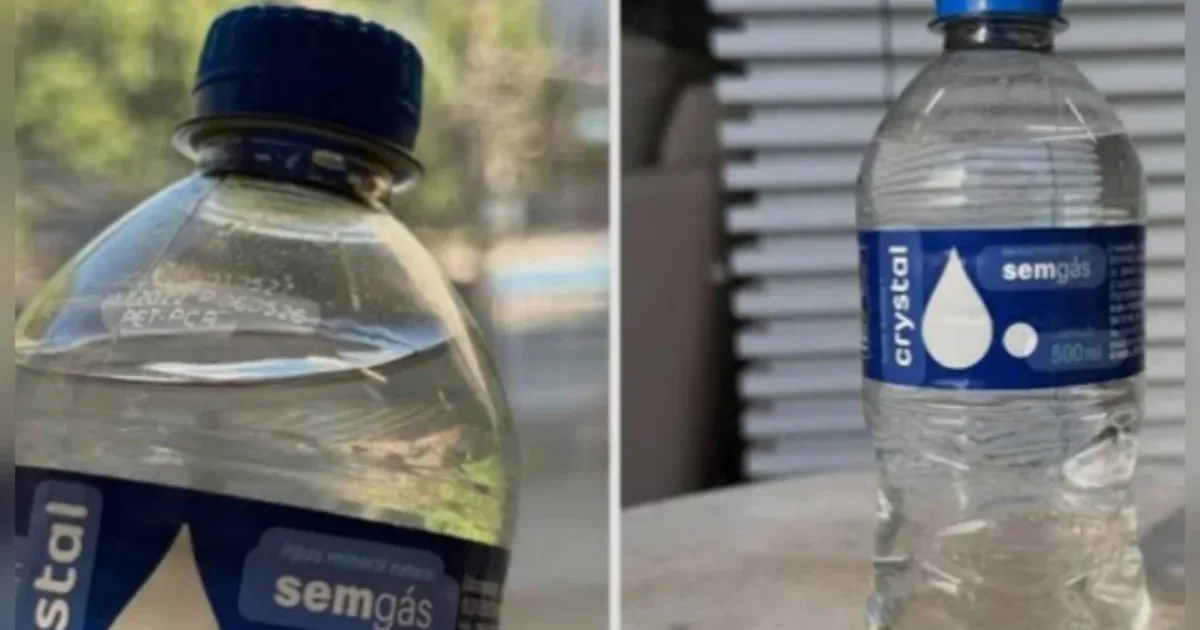 Consumidores são alertados após recolhimento de lote da água Crystal