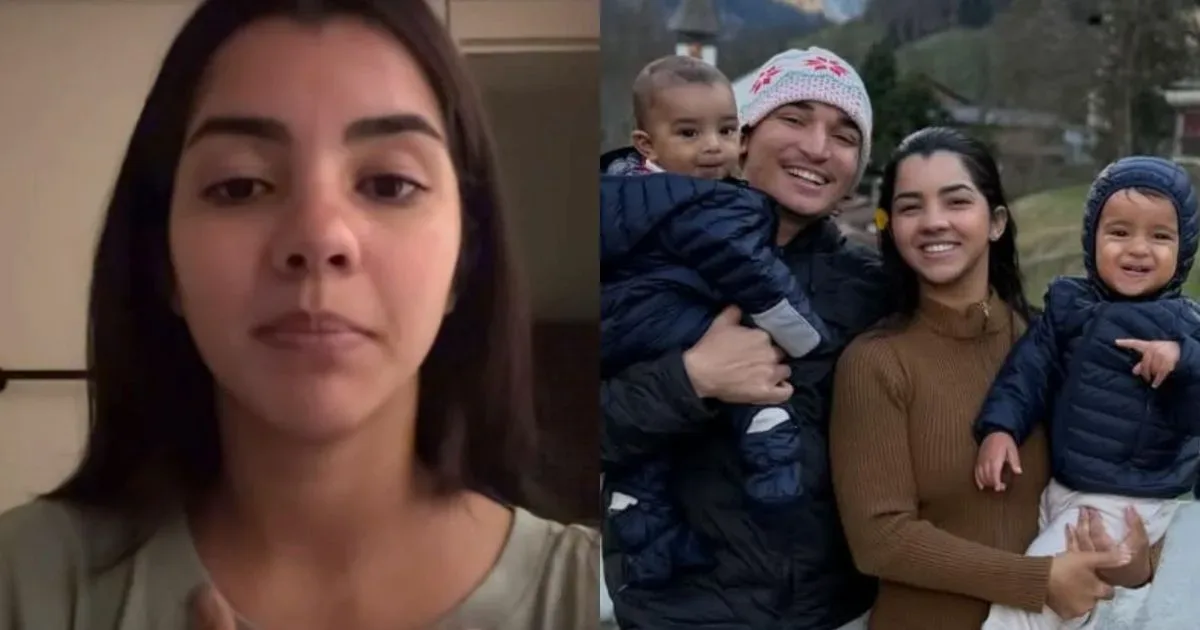 Esposa de Joao Gomes conta sobre diagnóstico do filho de 2 anos
