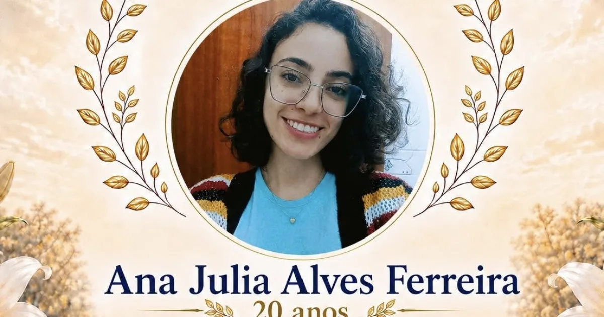 Falece, aos 20 anos, Ana Júlia Alves Ferreira