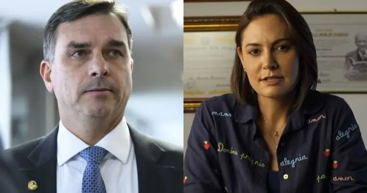 Flávio Bolsonaro se manifesta sobre desentendimento com Michelle e faz apelo