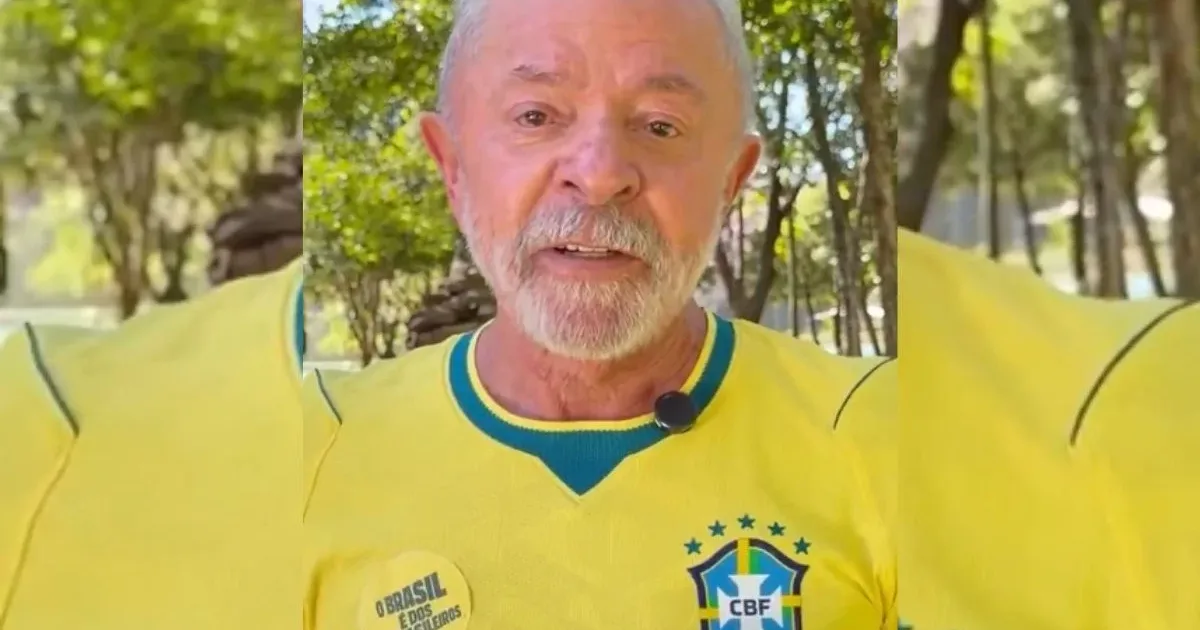 Foi esse o recado do presidente Lula à seleção brasileira