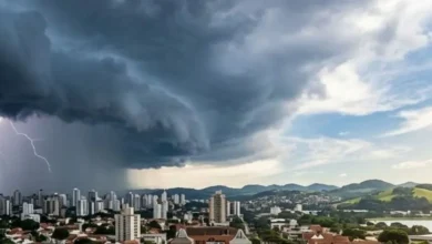 Frente fria muda o tempo em sete estados e traz chuva, ventos e queda de temperatura