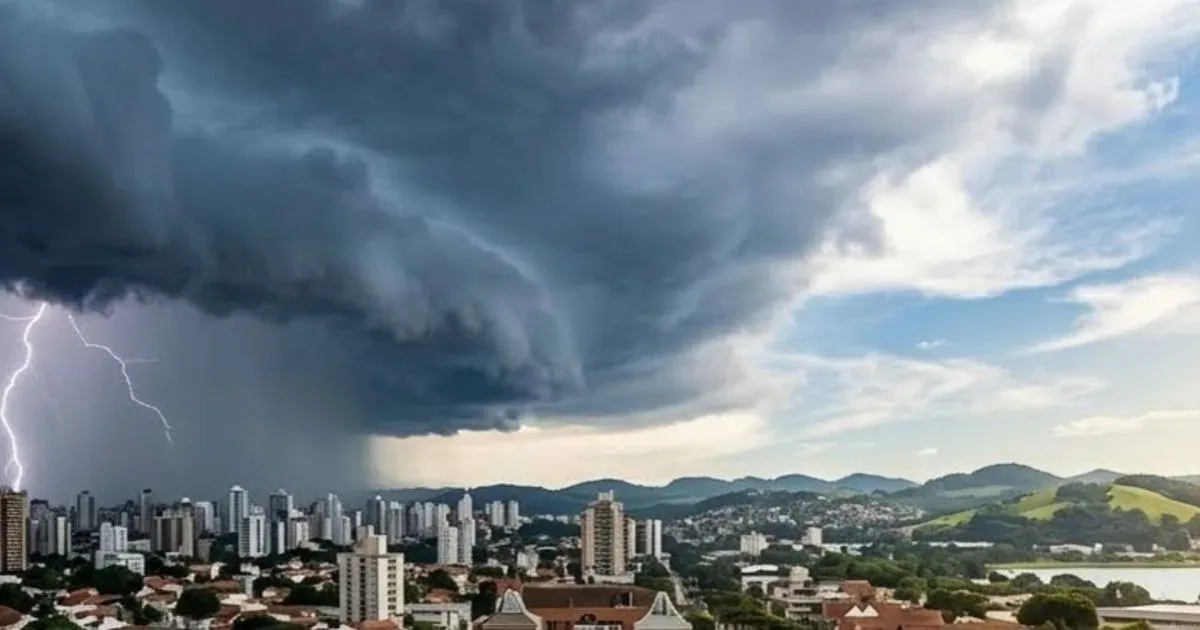 Frente fria muda o tempo em sete estados e traz chuva, ventos e queda de temperatura