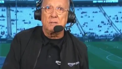 Galvão Bueno critica arbitragem em vitória do Brasil