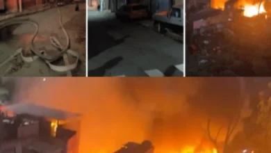 Incêndio atinge comunidade em SP deixando rastro de destruição