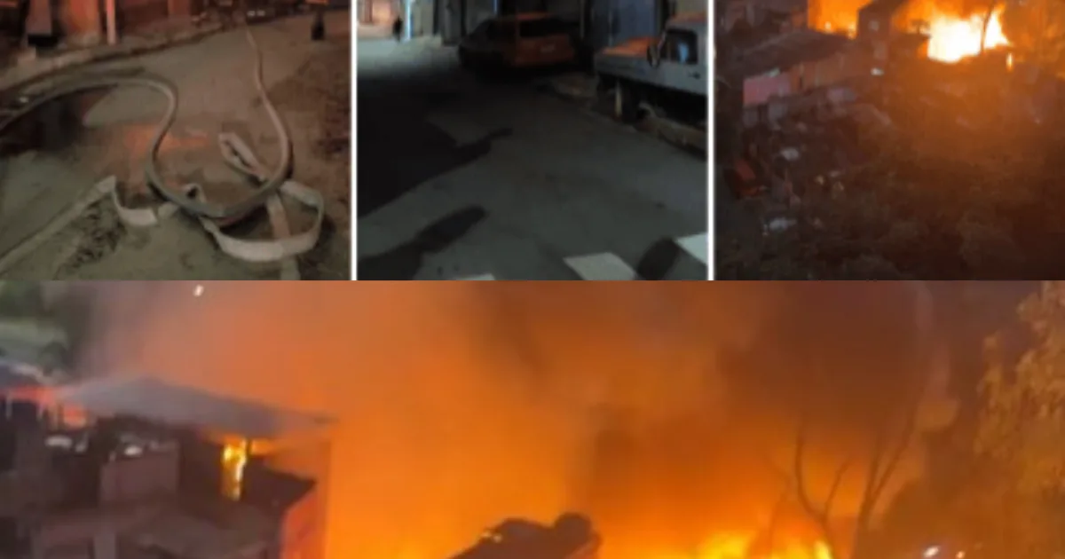 Incêndio atinge comunidade em SP deixando rastro de destruição