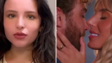 Larissa Manoela reage cena de beijo do seu marido e Ana Castela