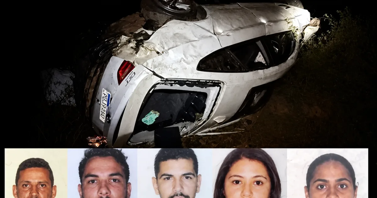 MG: saiba quem eram as cinco pessoas mortas em acidente em ribanceira